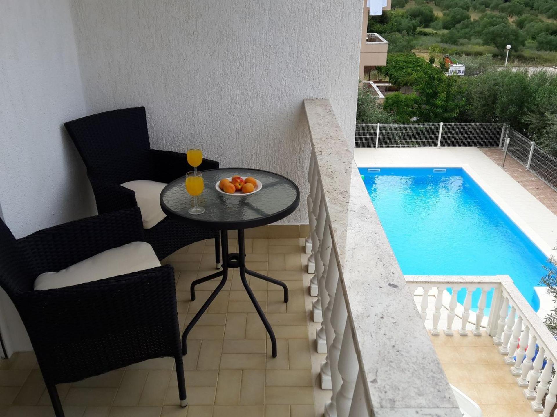 Apartments Olive Garden - Swimming Pool Биоград-на-Мору Экстерьер фото